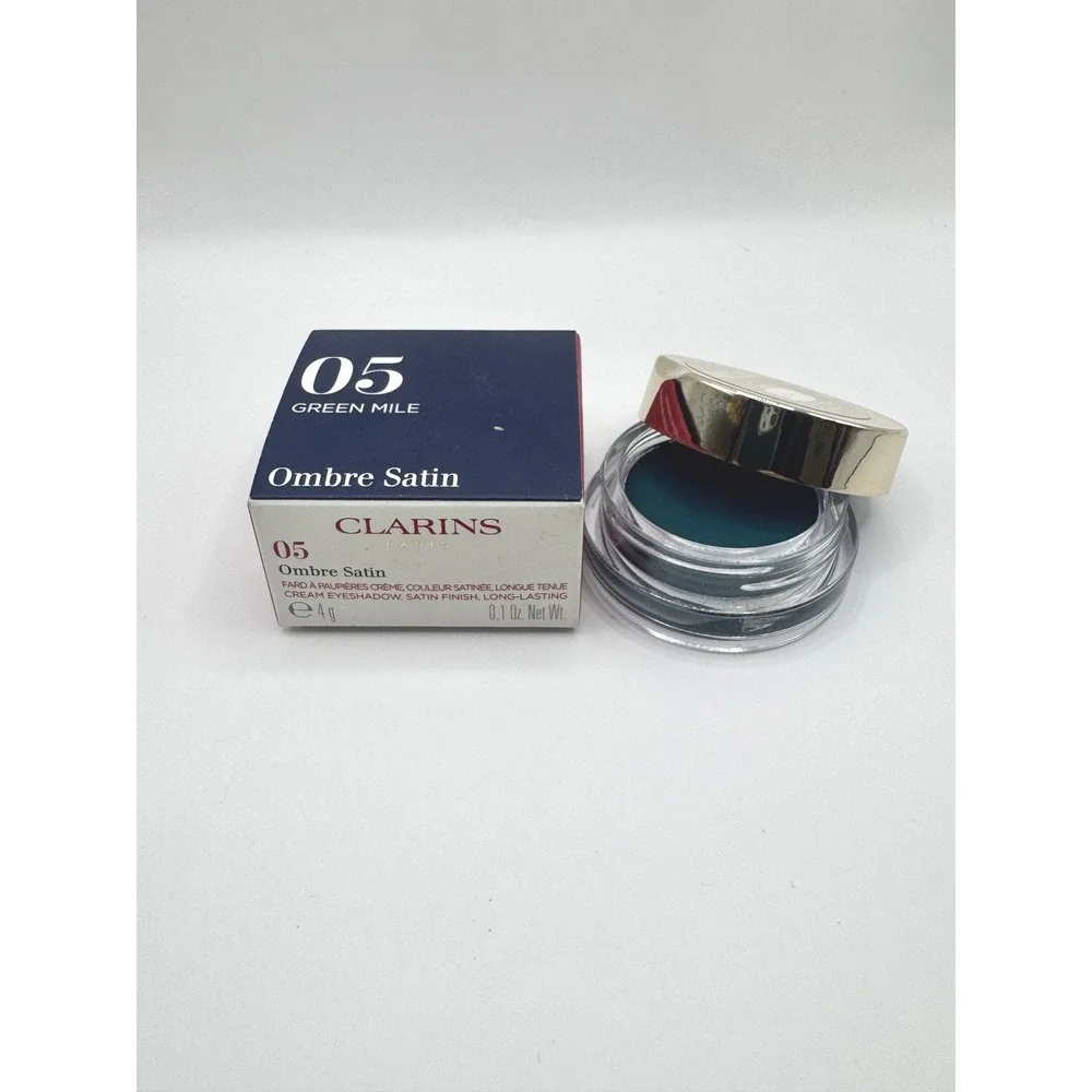 CLARINS Ombre Satin Cream Eyeshadow 05 Green Mile - NEW